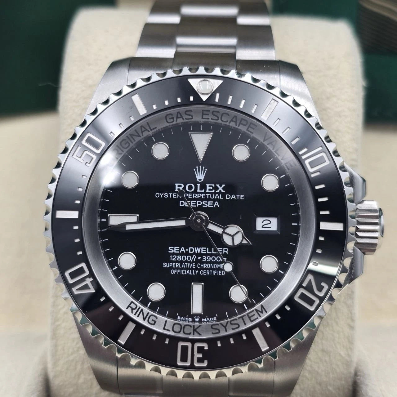 2020 PAPERS Rolex Sea-Dweller Deepsea Black 44mm Stainless Ceramic 126660 BOX