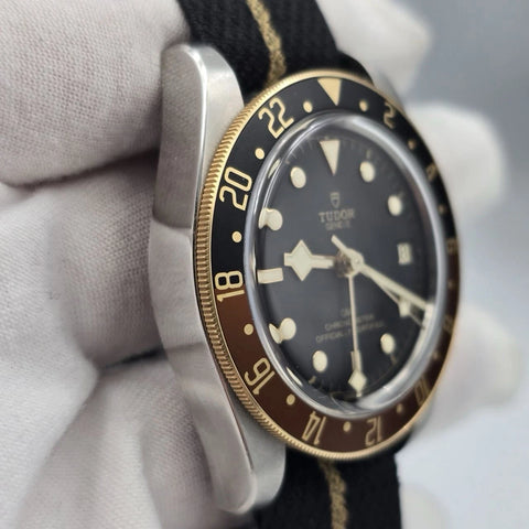 PAPERS 2023 Tudor Black Bay GMT 41mm S&G Rootbeer on Strap 79833MN BOX