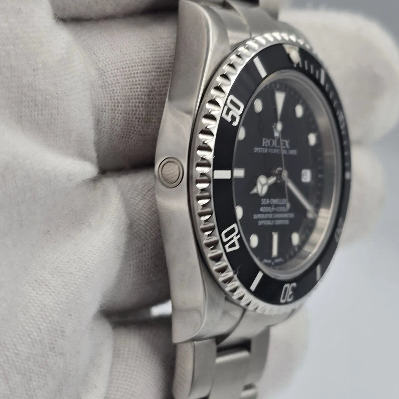 2005 Rolex Sea-Dweller 16600 Stainless Steel Black Dial 40mm Watch