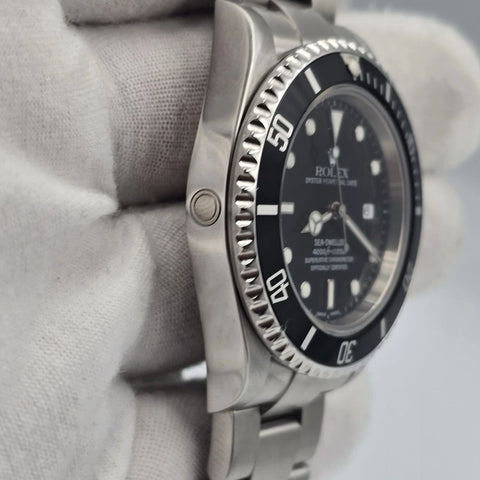 2005 Rolex Sea-Dweller 16600 Stainless Steel Black Dial 40mm Watch