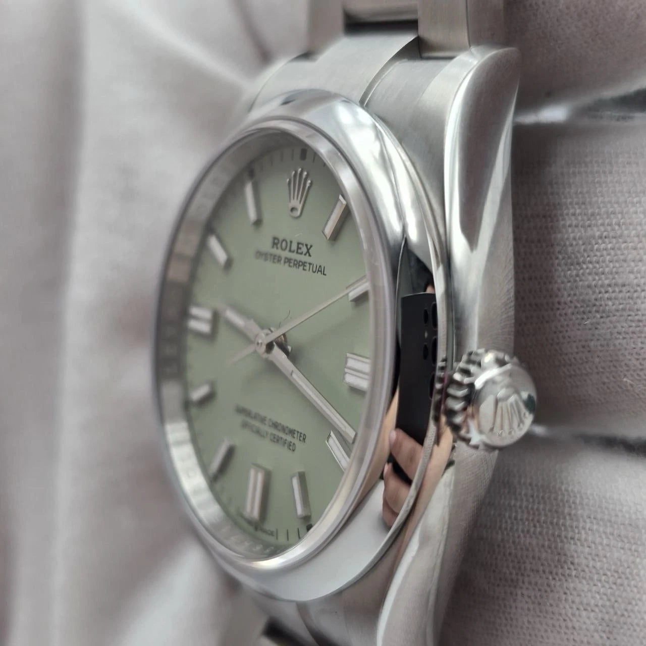 NEW 2026 Rolex Oyster Perpetual Pistachio 36mm Stainless Steel 126000
