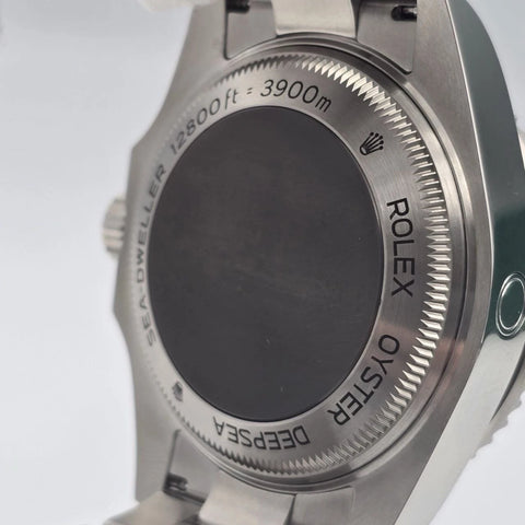 2021 PAPERS Rolex Sea-Dweller Deepsea Black 44mm Stainless Ceramic 126660 BOX