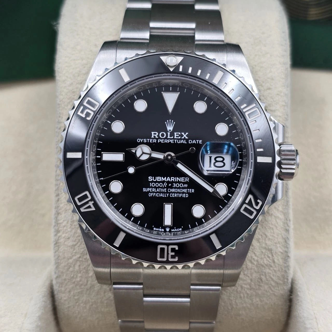 PAPERS 2024 Rolex Submariner Date 41mm Black Ceramic 126610LN Watch BOX