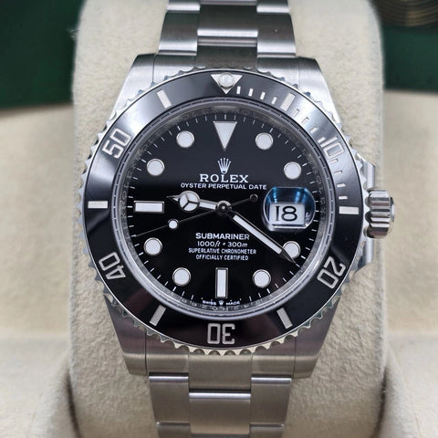 PAPERS 2024 Rolex Submariner Date 41mm Black Ceramic 126610LN Watch BOX