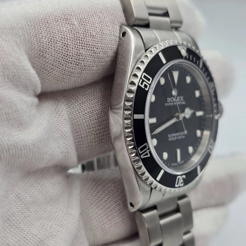 Rolex Submariner No Date 14060M 2 Liner Black Dial Stainless Steel 40mm Watch