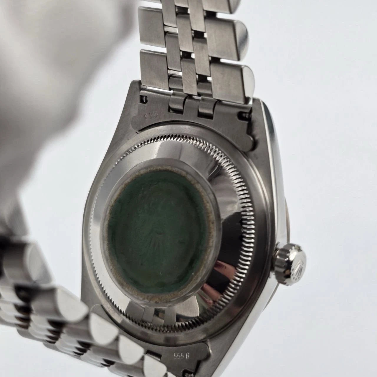 Rolex Datejust White Roman Dial Stainless Steel Jubilee 16234 36mm Watch