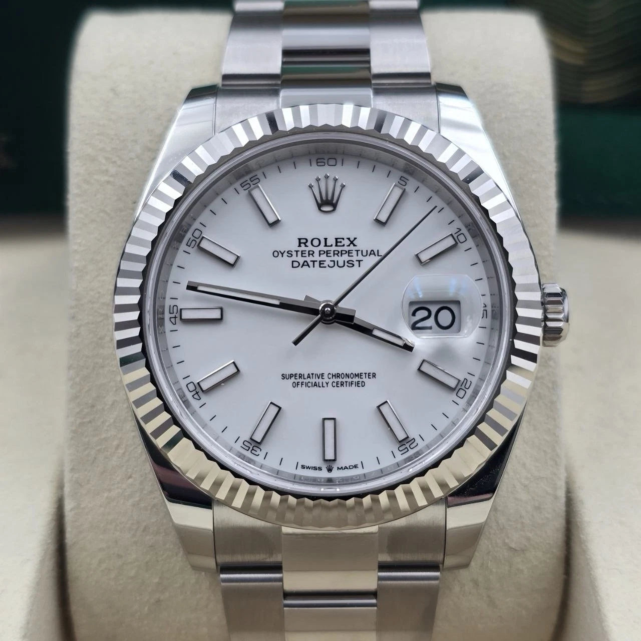 NEW 2026 Rolex Datejust 41mm 126334 Stainless Steel Oyster White Dial