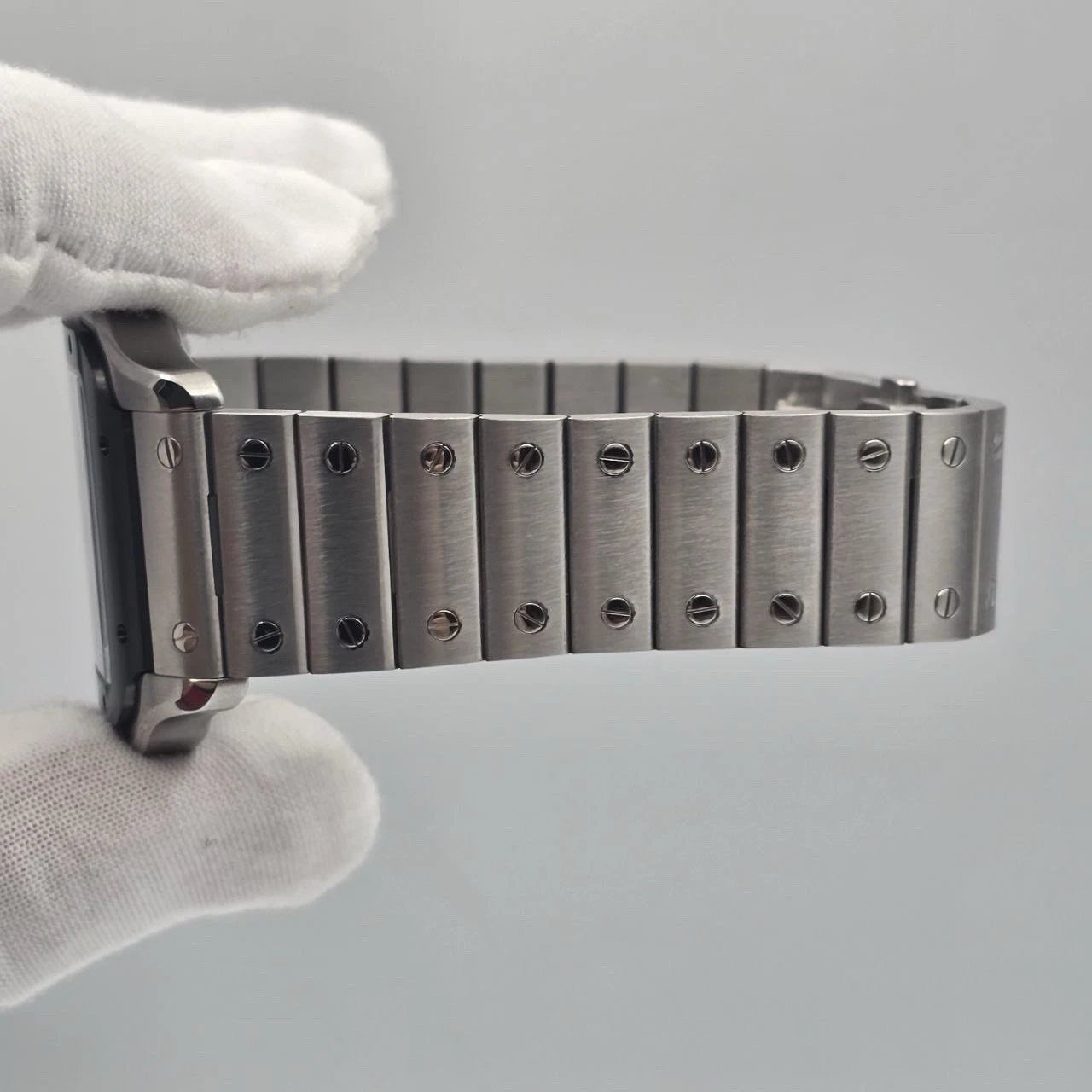 PAPERS Cartier Santos de Cartier WSSA0037 ADLC Gray Dial 39.8mm Watch BOX