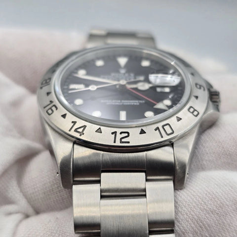 Rolex Explorer II Black 16570 Stainless Steel Oyster Date Watch 40mm