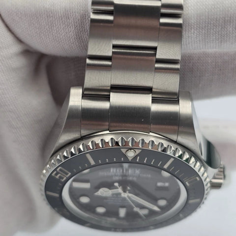 2021 PAPERS Rolex Sea-Dweller Deepsea Black 44mm Stainless Ceramic 126660 BOX