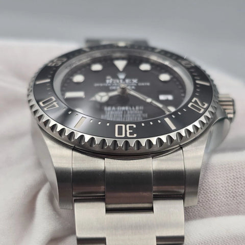 2021 PAPERS Rolex Sea-Dweller Deepsea Black 44mm Stainless Ceramic 126660 BOX