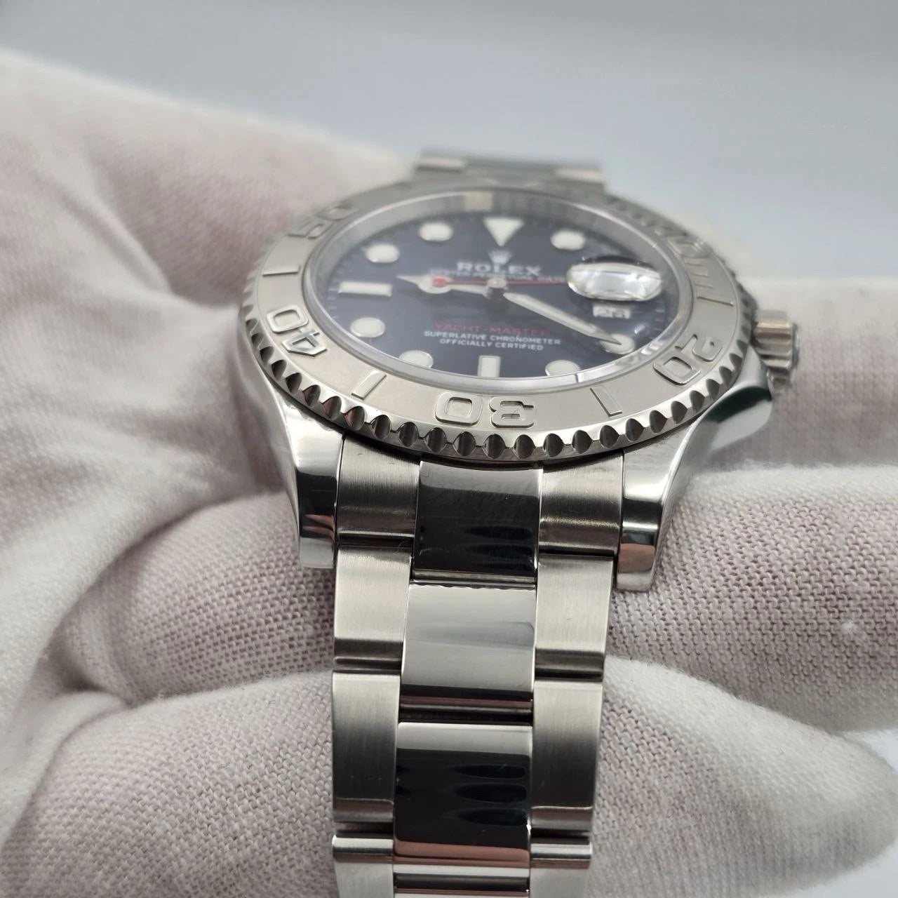 PAPERS 2019 Rolex Yacht-Master 40mm “Captain America” Blue Dial 126622 BOX