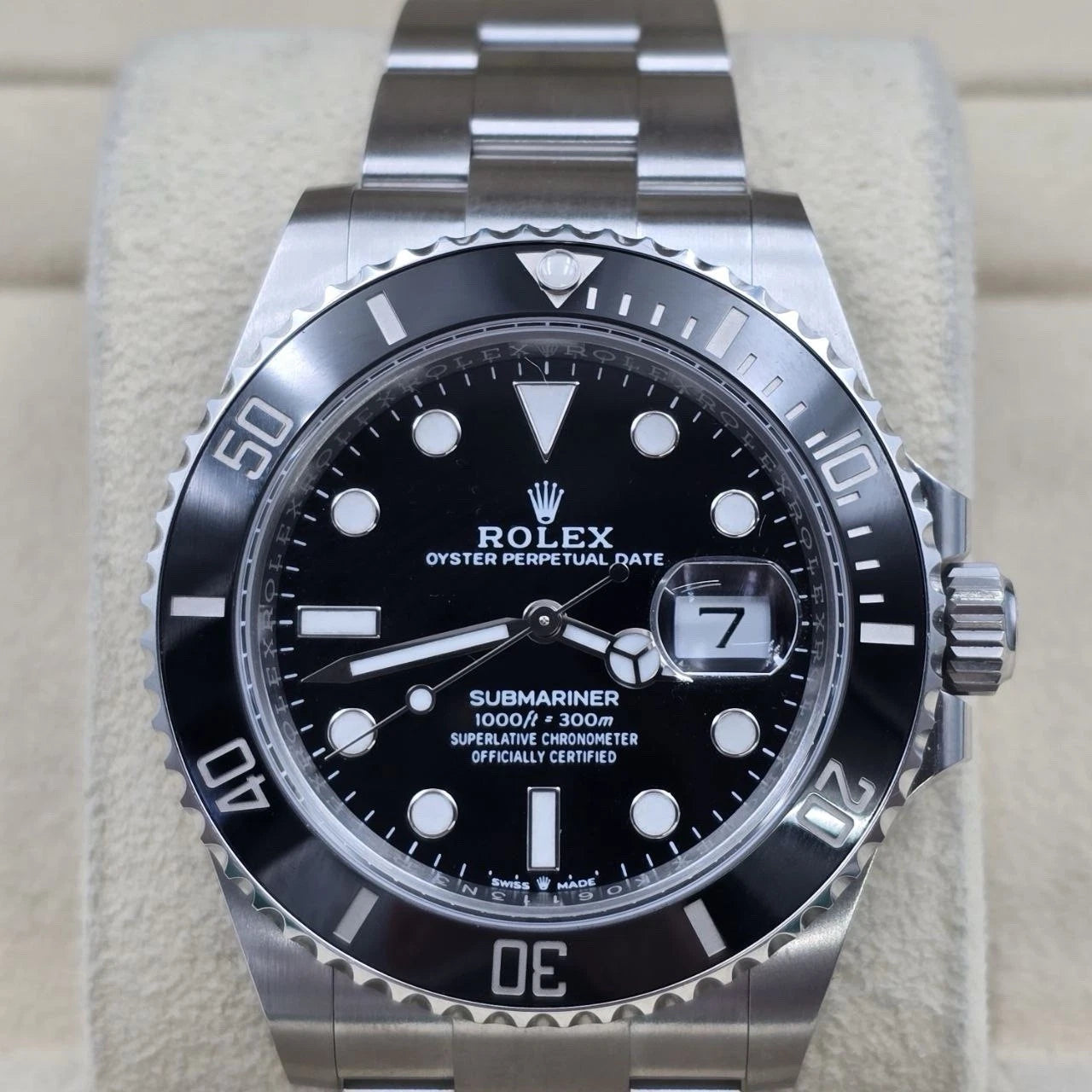 PAPERS 2024 Rolex Submariner Date 41mm Black Ceramic 126610LN Watch BOX