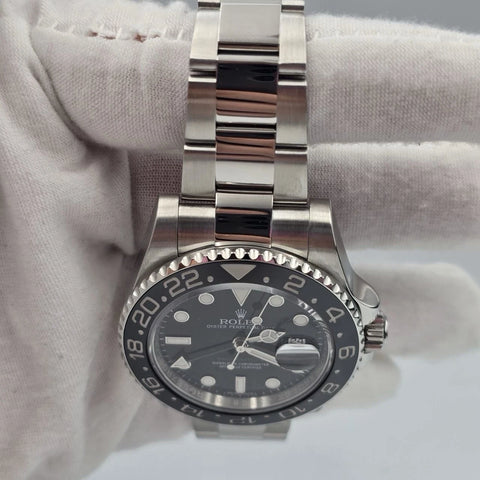 2016 PAPERS Rolex GMT Master II 116710LN Steel Ceramic "Green Arrow" 40mm BOX