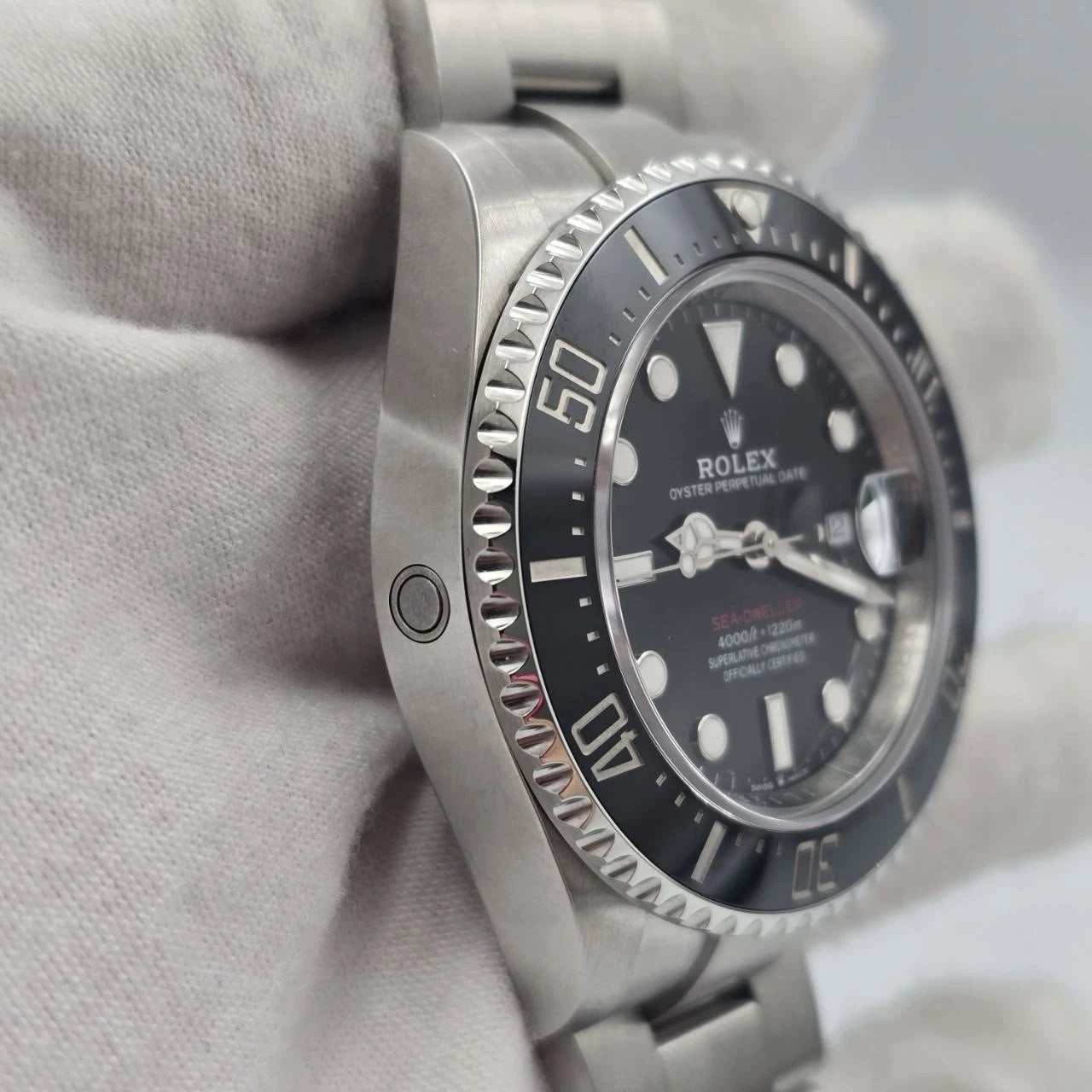 2025 PAPERS Rolex Sea-Dweller Black Red Letters Stainless Steel 43mm 126600 BOX