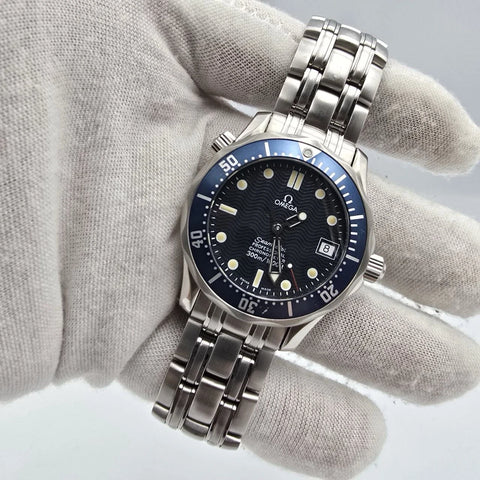 Mens Omega Seamaster Professional Chronometer Blue Dial 36MM Watch 2551.80