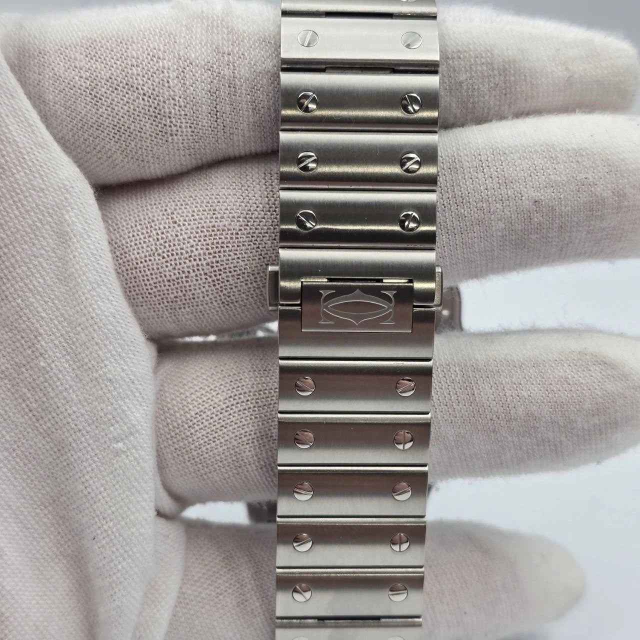 PAPERS 2018 Cartier Santos Skeleton Dial Stainless Steel 40mm WHSA0007 BOX