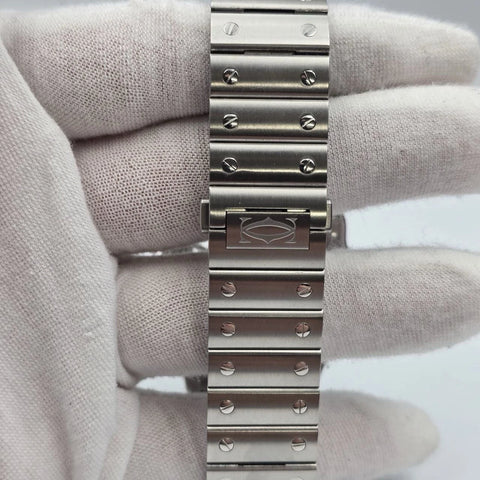 PAPERS 2018 Cartier Santos Skeleton Dial Stainless Steel 40mm WHSA0007 BOX