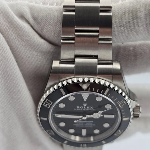 PAPERS 2024 Rolex Submariner No Date Ceramic Stainless Steel 41mm 124060 BOX