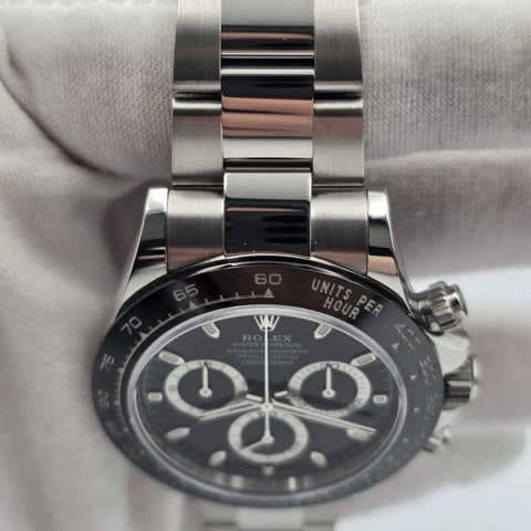2021 PAPERS Rolex Daytona 116500LN Black Dial Ceramic 40mm Steel Watch BOX
