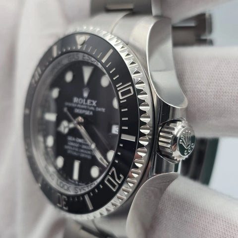 2021 PAPERS Rolex Sea-Dweller Deepsea Black 44mm Stainless Ceramic 126660 BOX