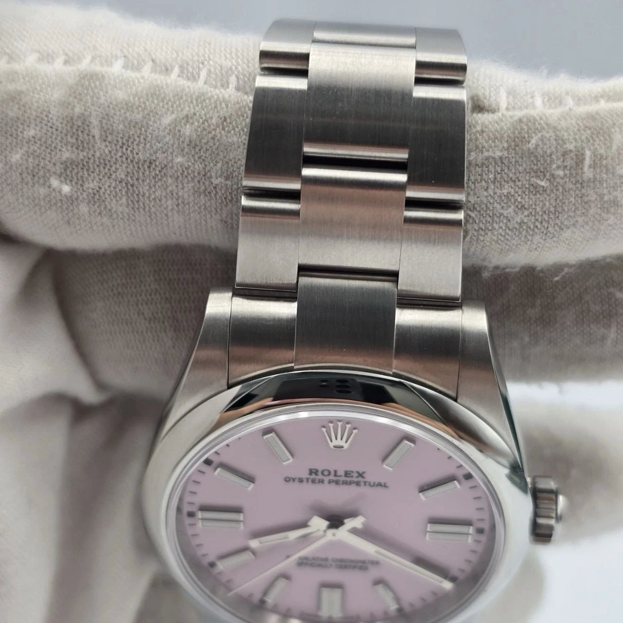 Rolex Oyster Perpetual 134300 Candy Pink Dial