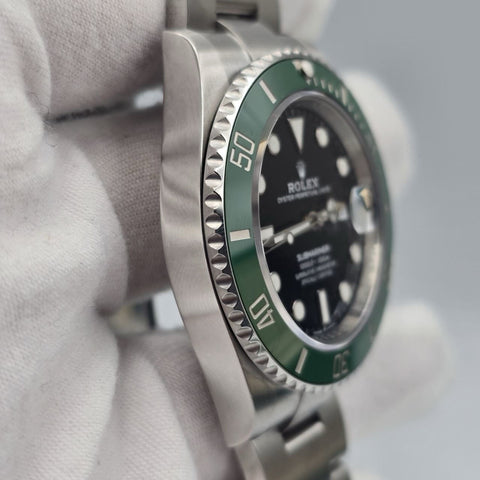 2022 PAPERS Rolex Submariner Date Starbucks Green Bezel Black 41mm 126610LV BOX
