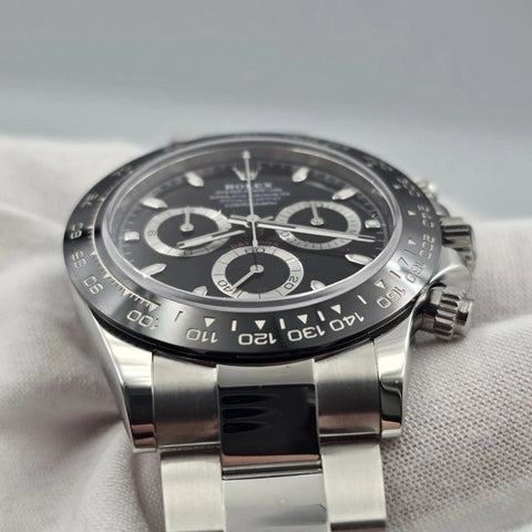 2021 PAPERS Rolex Daytona 116500LN Black Dial Ceramic 40mm Steel Watch BOX