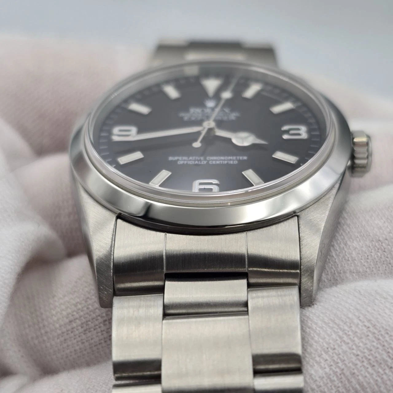 Rolex Explorer l 14270 36mm Stainless Steel Black Dial Watch