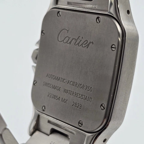 Cartier Santos Galbee XL 32mm Stainless 18kt Gold Automatic Watch 2823 W20099C4