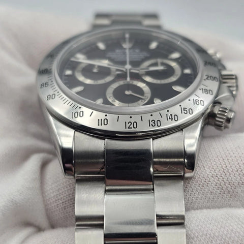 PAPERS 2005 Rolex Cosmograph Daytona 116520 Black Stainless Steel 40mm BOX