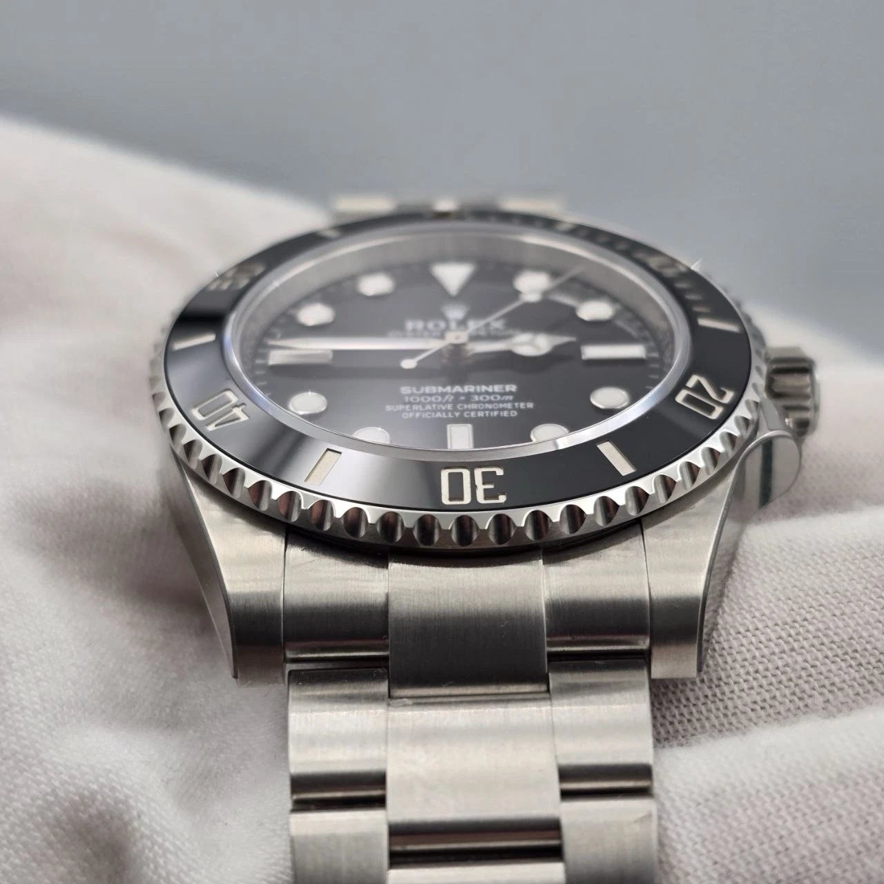 PAPERS 2024 Rolex Submariner No Date Ceramic Stainless Steel 41mm 124060 BOX