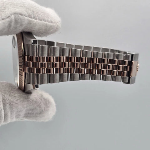 2022 PAPERS Rolex Datejust 41mm 126331 Chocolate Diamond Jubilee Gold Steel BOX