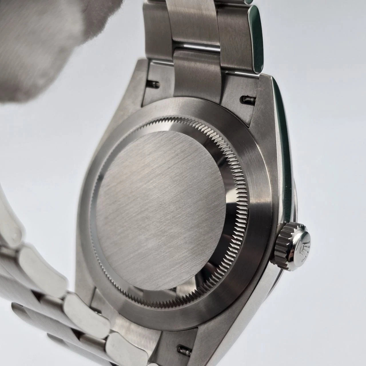 2025 PAPERS Rolex Oyster Perpetual Pistachio Dial Steel 41mm 134300 BOX
