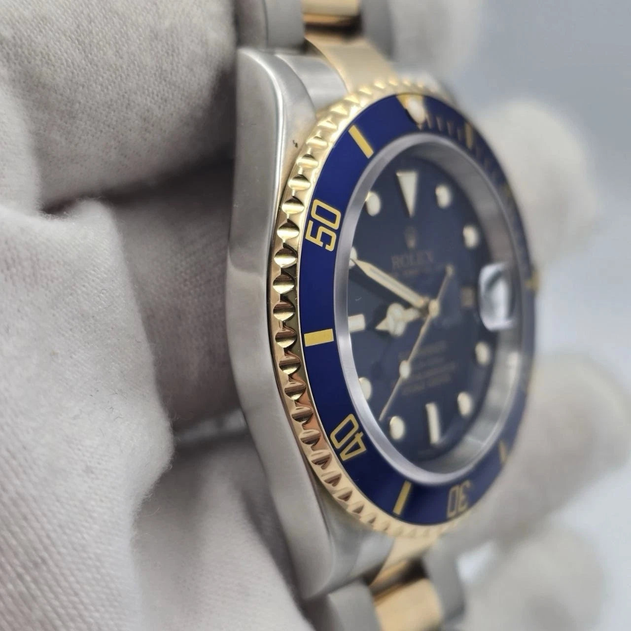 Rolex Submariner 16613 Blue Dial Two Tone