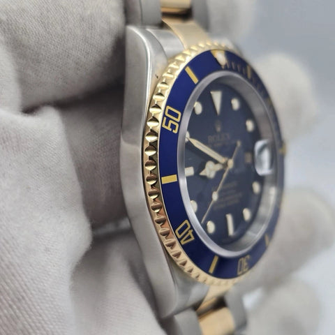 Rolex Submariner 16613 Blue Dial Two Tone