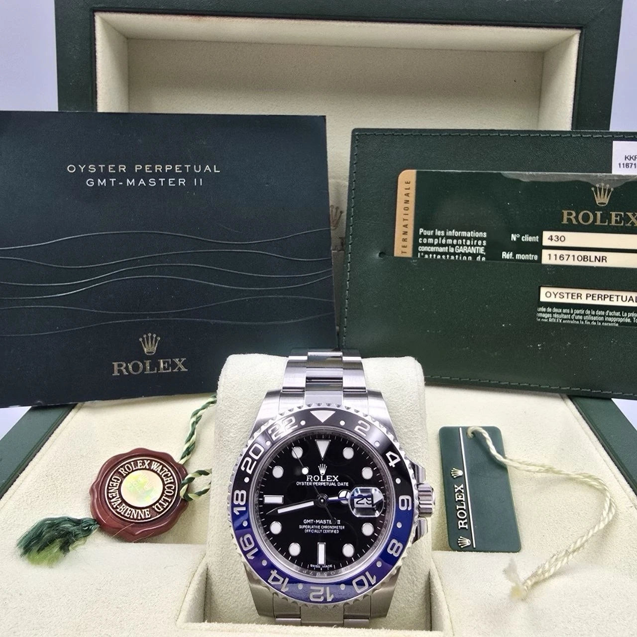 Rolex GMT-Master II Batman 116710BLNR