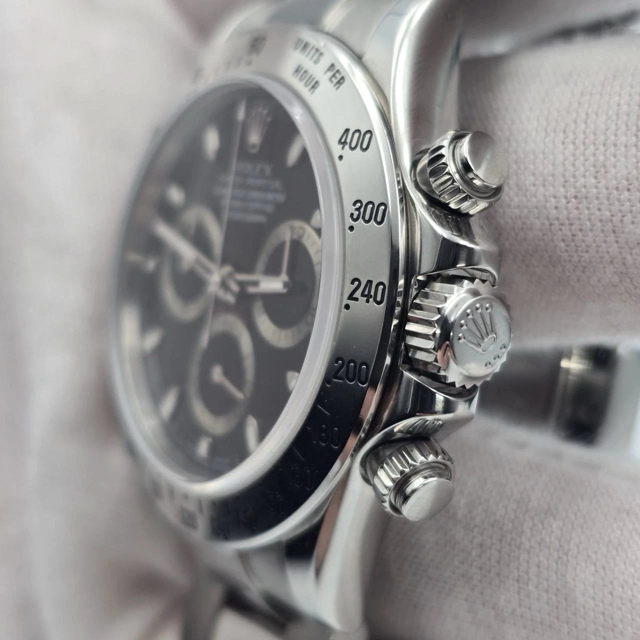 PAPERS 2005 Rolex Cosmograph Daytona 116520 Black Stainless Steel 40mm BOX