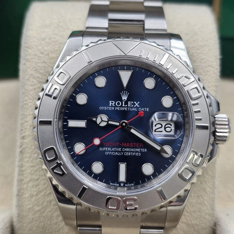 PAPERS 2019 Rolex Yacht-Master 40mm “Captain America” Blue Dial 126622 BOX
