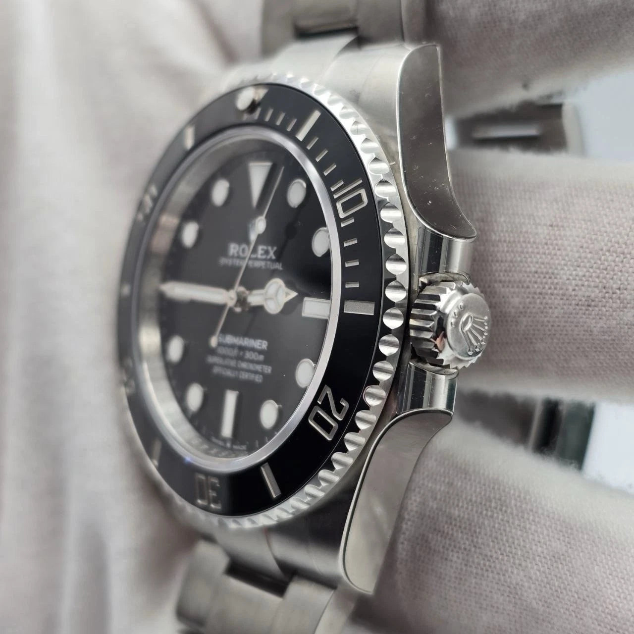 PAPERS 2024 Rolex Submariner No Date Ceramic Stainless Steel 41mm 124060 BOX