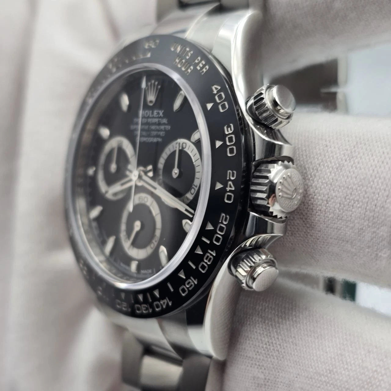 2021 PAPERS Rolex Daytona 116500LN Black Dial Ceramic 40mm Steel Watch BOX