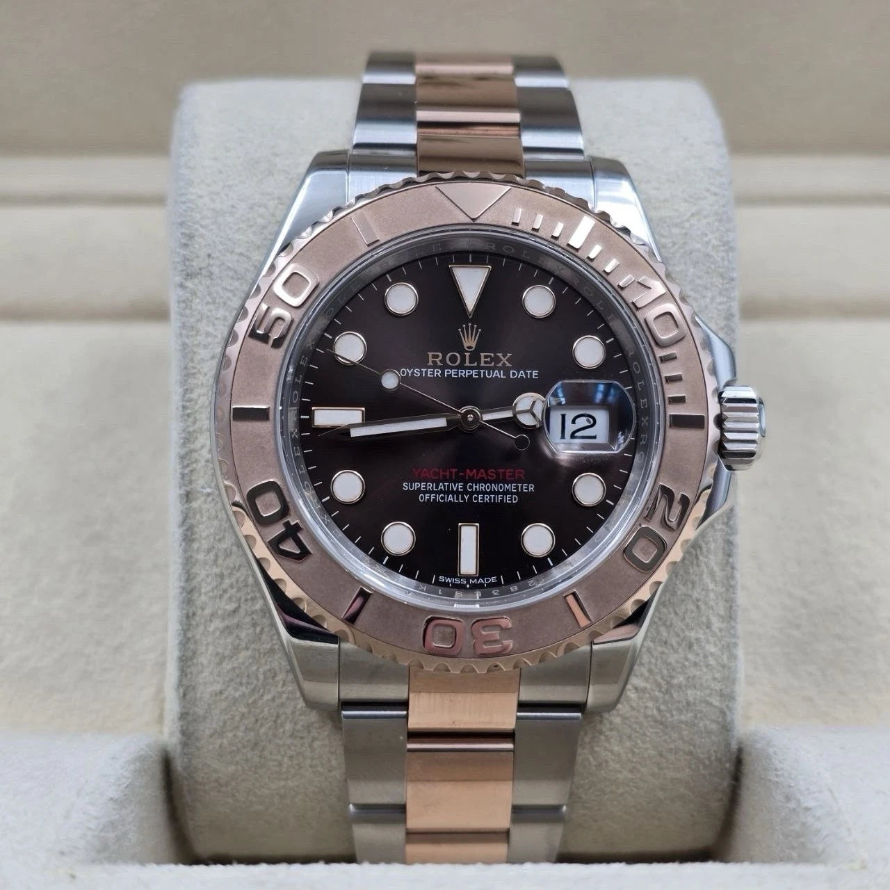 Rolex Yacht-Master 116621 40mm Chocolate Dial 18K Rose Gold Watch