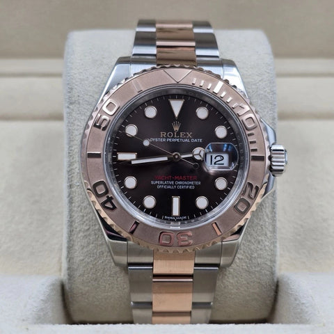 Rolex Yacht-Master 116621 40mm Chocolate Dial 18K Rose Gold Watch