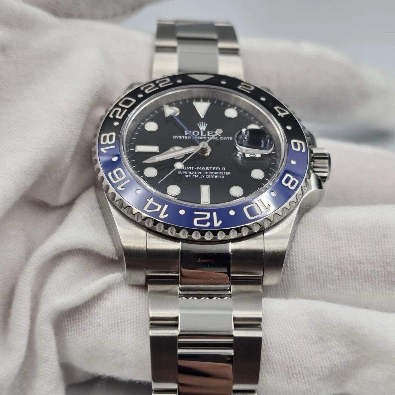 2014 PAPERS Rolex GMT Master II 116710BLNR "Batman" 40mm Watch BOX + 2022 RSC