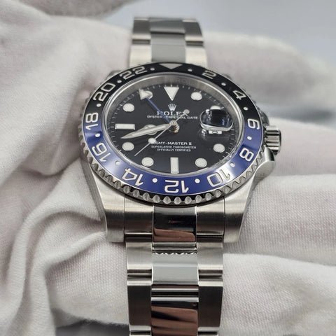2014 PAPERS Rolex GMT Master II 116710BLNR "Batman" 40mm Watch BOX + 2022 RSC