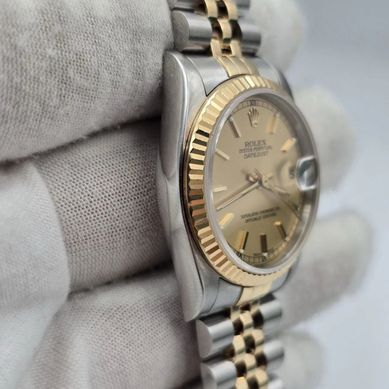 Rolex Datejust Midsize 68273 Champagne Dial