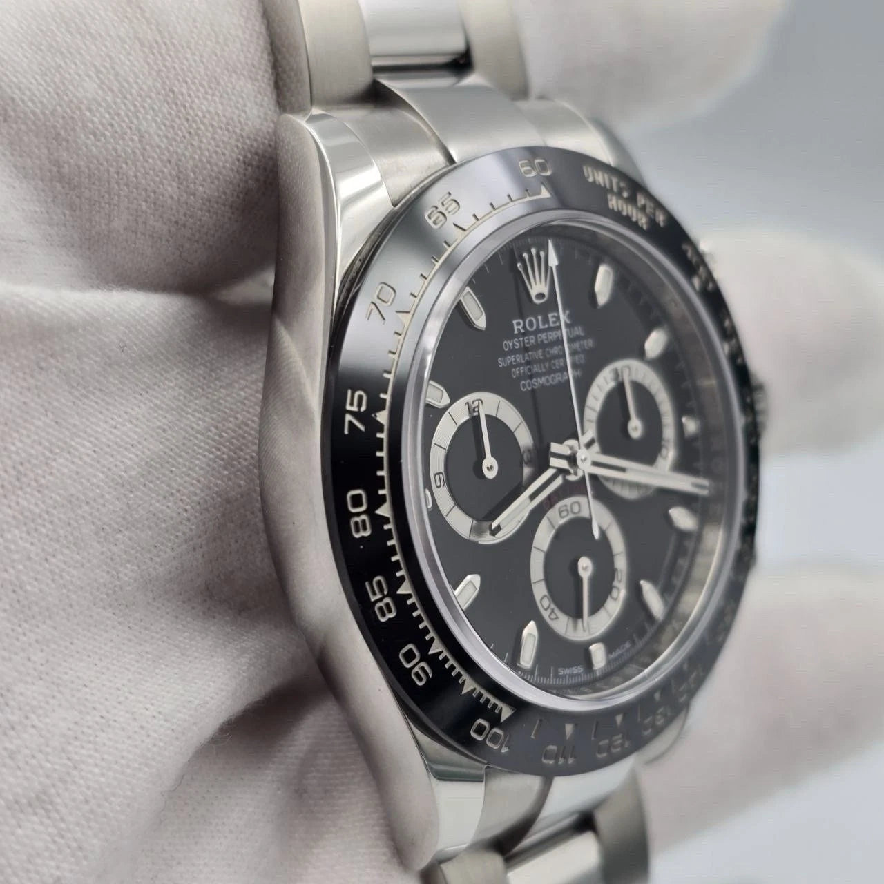 2021 PAPERS Rolex Daytona 116500LN Black Dial Ceramic 40mm Steel Watch BOX