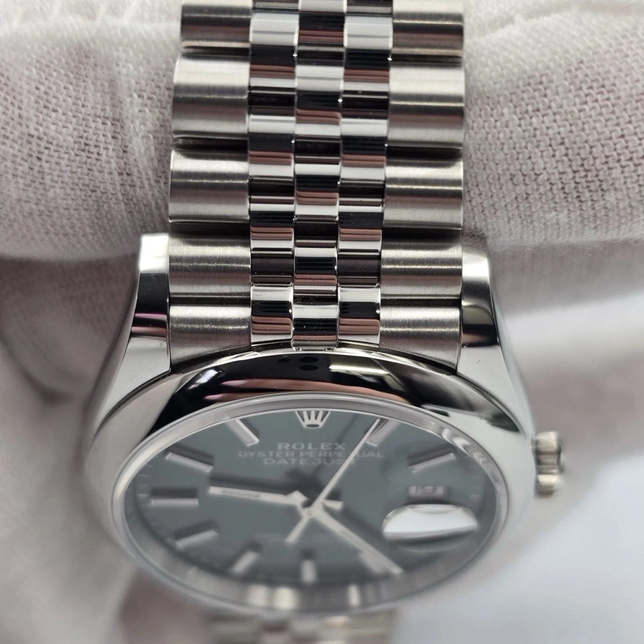 NEW 2025 Rolex Datejust Mint Green Dial Steel Jubilee 36mm 126200 UNWORN