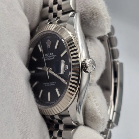 2023 PAPERS Rolex Datejust 41mm 126334 Stainless Steel Jubilee Blue Dial BOX