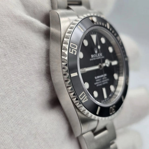 PAPERS 2024 Rolex Submariner No Date Ceramic Stainless Steel 41mm 124060 BOX